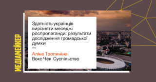VoxCheck спільно з компанією CBR провели дослідження, де проаналізували здатність громадськості розрізняти наративи російської пропаганди.