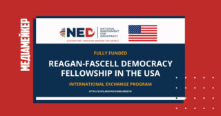 Міжнародна програма обміну Reagan-Fascell Democracy Fellows від національного фонду підтримки демократії (NED) пропонує п’ятимісячні стипендії.