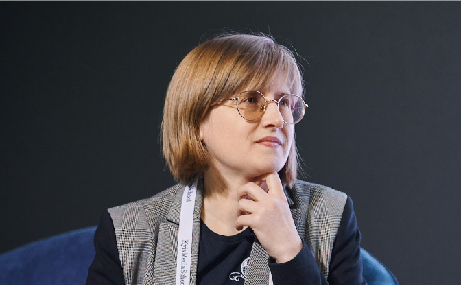 Наталія Пахайчук — R&D «Район.in.ua» на дискусії MDF
