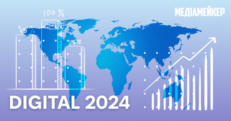 Звіт Digital 2024 про популярність соцмереж та інтернет-тренди